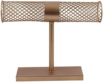 Rose Gold Necklace and Bracelet T-Bar Jewelry Stand