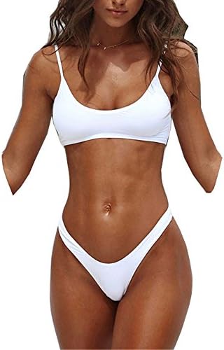 QIANQBKN Womens Sexy Thong Soft Padded Bikini Set Two Piece Swimsuits