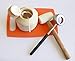 Coconut Opener Tools with Hammer Super Safe & Easy to Open Young Coconuts, Food Grade Stainless Steel Opener, Rubber Mallet with Handle by KINGLEV
