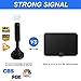 TV Antenna Indoor HD Digital Television Antenna 80-120 Miles Long Range Reception with Amplifier Signal Booster for 4K HD 1080P VHF UHF Local TV Channels Support All Digital Televisions