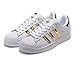 adidas Originals women's Superstar Foundation Fashion Sneaker White/bright gold