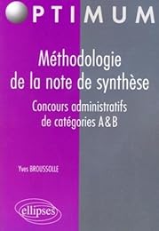 Méthodologie de la note de synthèse