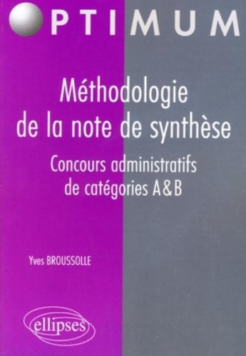 Méthodologie de la note de synthèse