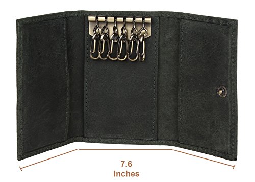 Slim compact leather key holder wallet pouch gifts him …