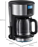 Russell Hobbs Buckingham Filter Coffee Machine 1.25L 1000W 10 Cups view 10