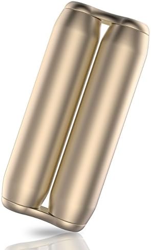 Fidget Roller Toy ,ATESSON Metal Aluminum Roll Turn Massage Hand Roller Stress Relief Toy Palm Hand Arm Massager Finger Strengthener for Anti Anxiety Stress Relief and Hand Training - Gold