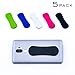 Band-aid Type Universal Phone Holder Silicone Finger Grip for Phones Including iPhone Android Tablets and Mobile Devices(Not Compatible with Glass Back) -5 Pack 
