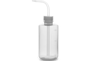 Labasics 1-Pack Clear Graduated Wash Bottle with Easy-Squeeze Design for Precise Liquid Dispensing, 250 ml (8.45 oz)