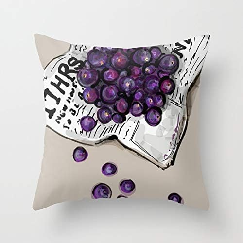 Lttedeng Hold Pillow Covers Summer Fruits Series Phalsa for Everyday 1818