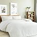 Bedsure Ivory Duvet Covers Queen Size - Washed Duvet Cover, Soft Queen Duvet Cover Set 3 Pieces with Zipper Closure, 1 Duvet Cover 90x90 inches and 2 Pillow Shams