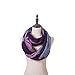 Women's Lightweight Shawls Wraps Girl's Infinity Scarf Various Designs (Purple Infinity)