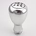 Brand New Universal Manual Car Gear Stick Shifter Knob Shift Lever Aluminum Silver