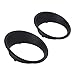 u-Box Wrangler Headlight Bezel Cover Insert Matte Black Headlamp Trim Compatible with Wrangler JK & Unlimited 2007-2015 - Pair