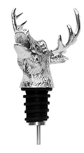 Chrome Deer Aerator – Classic Pourer with silicone rubber fitting - Thumbnail 2