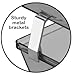 Acrimet Facility 3 Tier Letter Tray, Side Load, Letter Size/A4, Desktop File Organizer, Plastic (Clear Smoke Color)