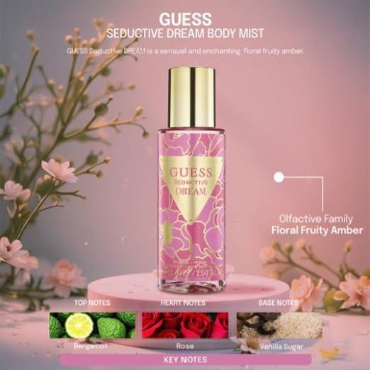 Seductive Dream Acqua Profumata Donna, Floreale Ambrato, 250 ml