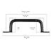 Iron Valley - 9'' Ripple Door Pull Handle - Cast Iron