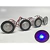 4-Pieces-Pactrade-Marine-Boat-LED-Livewell-Round-Button-Blue-Courtesy-Light-OEM-Waterproof