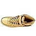ANLUKE Kids High Top Light Up LED Shoes 11 Colors Sneakers as Gift for Boys Girls Men Women Gold 37