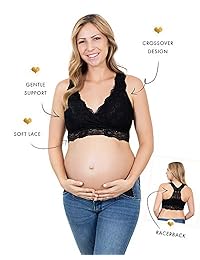 Kindred Bravely Lace Nursery Bralette Sujetador Crossover Inalámbrico para Lactancia