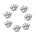 Tinksky Broach Diamante Wedding Party Pageant Tiara Crown Corsage Brooch Pin 12-Pack (Silver))