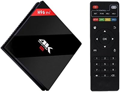 YUANDA H96 Pro+ Android TV Box 4K Smart TV Box S912 64bit Octa Core CPU 3GB RAM 32GB ROM with Newest Android 7.1.1 System Built-in 2.4G/5G Dualband WIFI 1000M Ethernet Bluetooth DTS Dolby Digital Plus