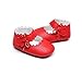 HONGTEYA Baby Girls Ballet Dress Shoes - Mary Jane Soft Sole Sidebow Toddler Moccasins