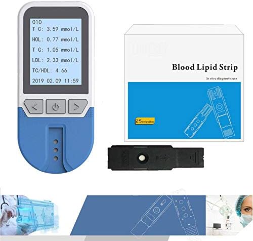 DZWJ Blood lipid detector, home multi-function automatic blood lipid total cholesterol test paper triglyceride tester medical