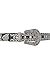 Black Gorgeous Rhinestone Studded Fancy Belt Size Medium(34-36),black