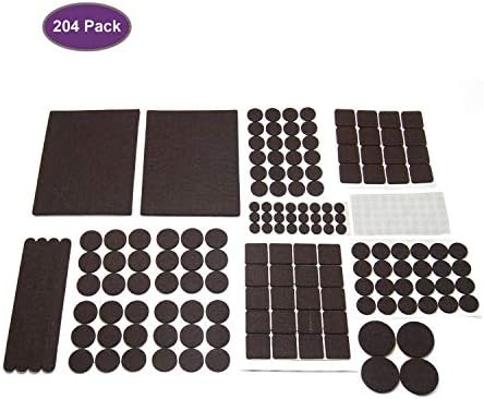204 Furniture Pads Self Stick Furniture Felt Pads Hardwood Floor