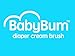 BabyBum Diaper Cream Brush (2 Pack- Blue & Green)