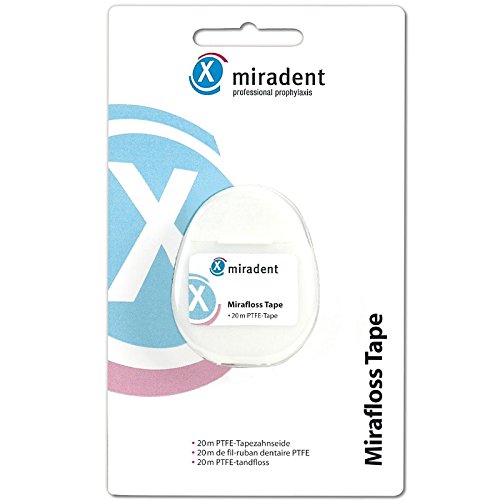 Mirafloss Tape Dental Floss 20 m Pack of 3 x 20 m