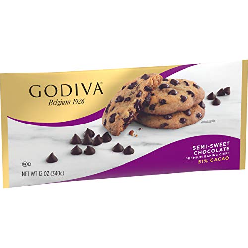 Godiva Semi-Sweet Chocolate Premium Baking Chips, 11 oz - Thumbnail 3
