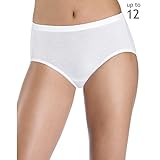 Hanes Women's Plus Low-Rise Stretch Brief ComfortSoft Waistb& 3-Pack