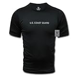 Rapiddominance Coast Guard Rapid Cool T-Shirt, Black, Large