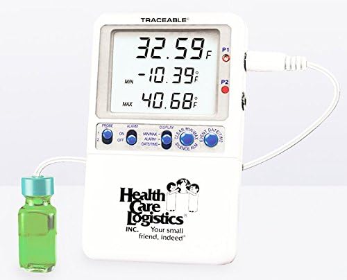 Calibrated Hi-Accuracy Traceable Refrigerator Thermometer w/ 1 probe
