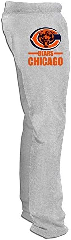 Mens Chicago Bear Fleece Sweatpants Ash X-Large