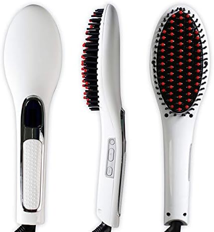 Allium Brush Hair Straightener Comb Irons Styling Electric