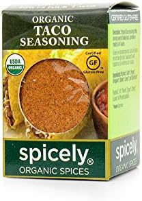 SPICELYOrganic Salt Free Taco Seasoning, 0.45 OunceUSDA Organic
