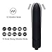 10 Speed Mini Type Black Bullet Vibrator G Spot Massage Stick for Women Men, Adult Sex Toy for Couple Flirtingthumb 3