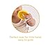 Mombella Mimi the Mushroom Super Soft Skin-like Infant Nipple Shaped Soothing Teether for Sucking Babies, Help with Breast Feeding Waning and Prevent Digit Sucking. For 0-6months, Orange