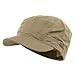Fitted Cotton Ripstop Army Cap-Khaki Small/Medium