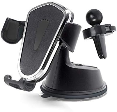 Car Mobile Holder Phone Stand,Universal Stick On Dashboard Air Vent Mount with Washable Suction Cup