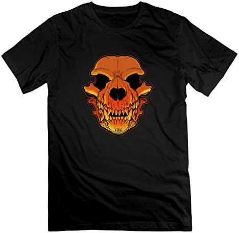 Men's Werewolf Skull Short-Sleeve T-shirt Black