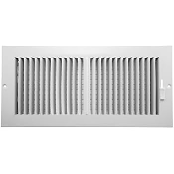 Accord AASWWH2146 Sidewall/Ceiling Register with 2-Way Aluminum Design, 14-Inch x 6-Inch(Duct Opening Measurements), White