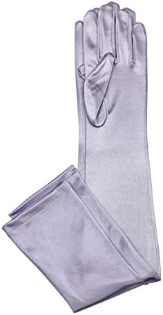 Maskette Elegant Stretch Satin Long Fabric Gloves