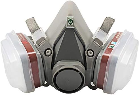 LAIABOR Gas Mask Half Mask for Painting, Dust, Particulate, Chemicals, Machine Polishing, Welding and Other Work Protection