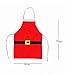 NXET Chistmas Kitchen Apron, Cute Cooking Grilling Apron Funny Creative Thanksgiving Christmas Gift