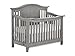 Full Size Conversion Kit Bed Rails for Evolur Cribs (Steel Grey/Storm Grey)