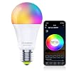 Smart WiFi Light Bulbs Dimmable,Work with Alexa,Google Home,E26 Music Sync RGB Color Changing Bulb,A19 7W 60W Equivalent…